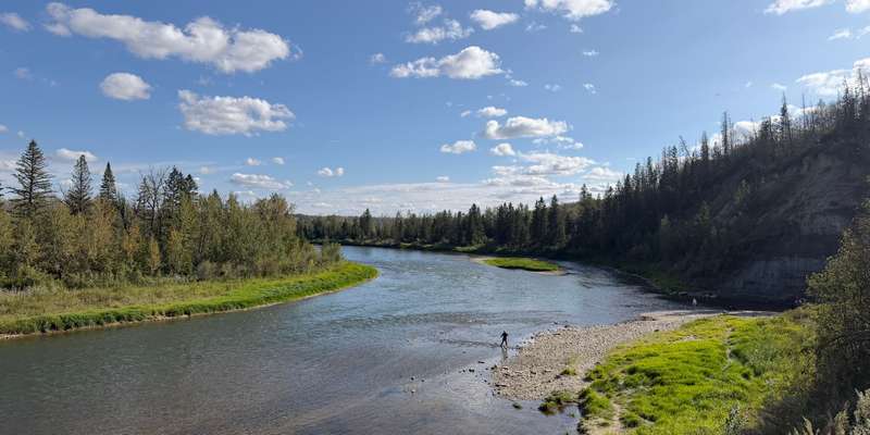 The featured photo for Confluence of the Blindman and Red Deer River